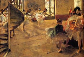 Edgar Degas : Rehearsal III